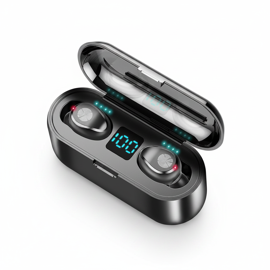 TWS Earbuds minimal product photo
