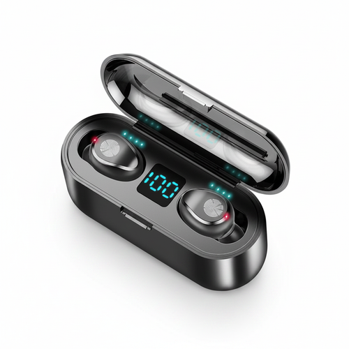 TWS Earbuds minimal product photo